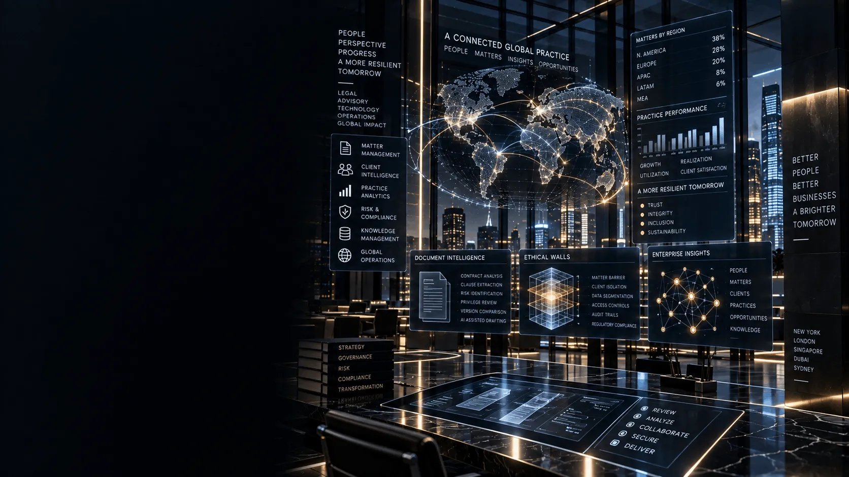 Professional Services Systems Engineering Zero-trust matter isolation and automated legal billing ledger architecture