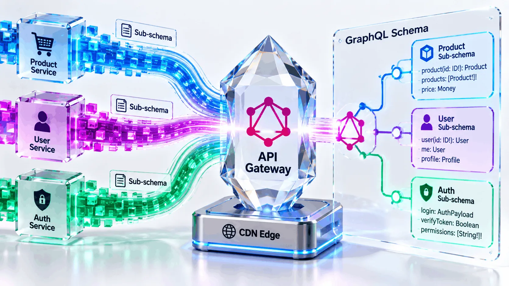 Federated GraphQL Edge Architecture